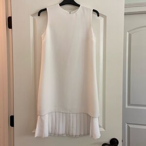 Victoria Beckham Pleat Hem Shift Dress
